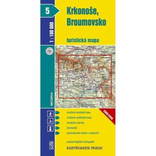 1:100T ( 5)-Krkonoše, Broumovsko (turistická mapa) - neuveden