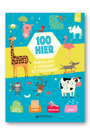 100 hier Hlavolamy a hádanky so zvieratami 3+ - 