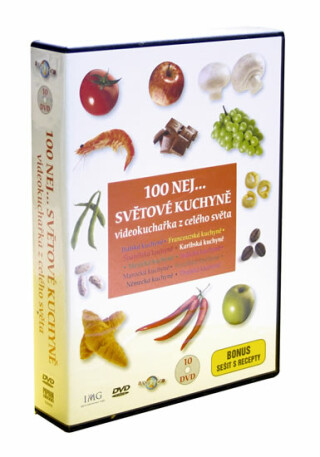 100 NEJ … světové kuchyně - 10 DVD - neuveden