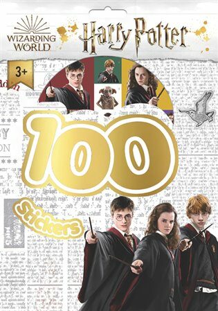 Harry Potter - 100 samolepek s omalovánkovými listy - neuveden