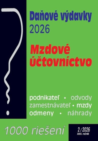 1000 riešení 2/2026 Daňové výdavky - 