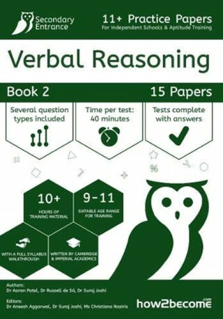 11+ Practice Papers For Independent Schools & Aptitude Training Verbal Reasoning Book 2 - Suraj Joshi