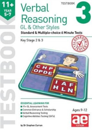 11+ Verbal Reasoning Year 5-7 GL & Other Styles Testbook 3 - Stephen C. Curran,Nicholas Geoffrey Stevens
