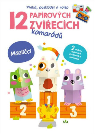 12 papírových zvířecích kamarádů Mazlíčci - neuveden