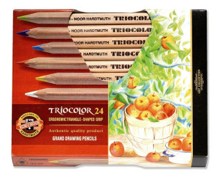 Koh-i-noor pastelky JUMBO trohranné silné 24 ks (poškozené) - neuveden