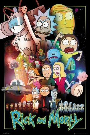Plakát - Rick a Morty 61 x 91.5 cm - 