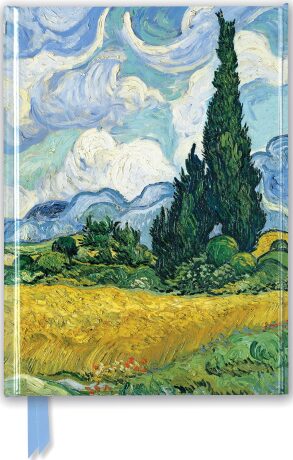 Zápisník Van Gogh: Wheat Field with Cypresses (Foiled Journal) - 