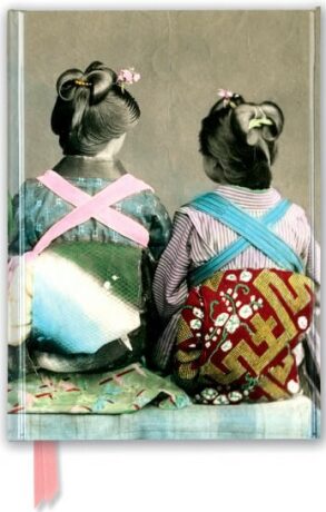 Zápisník Japanese Dancers Wearing Traditional Kimonos (Foiled Journal) - 
