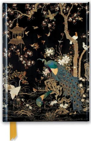Zápisník Ashmolean Museum: Embroidered Hanging with Peacock (Foiled Journal - 
