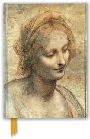 Zápisník Leonardo Da Vinci: Detail of The Head of the Virgin (Foiled Journal) - 