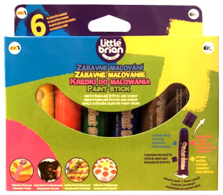 LITTLE BRIAN PAINT STICKS standard, 6-pack - neuveden