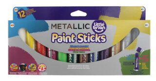Little Brian Paint Sticks - Metalické barvy 12 ks - neuveden