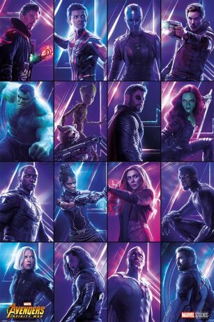 Plakát - Avengers: Infinity War (Heroes) - 