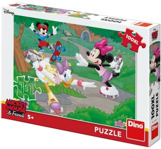 Puzzle Minnie sportuje - 100XL dílků - neuveden
