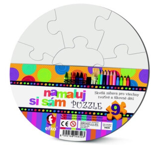 Namaluj si sám puzzle: kruh - neuveden