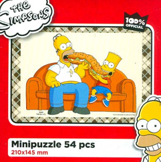 The Simpsons: Maxibageta/Mini Puzzle (poškozená) - neuveden