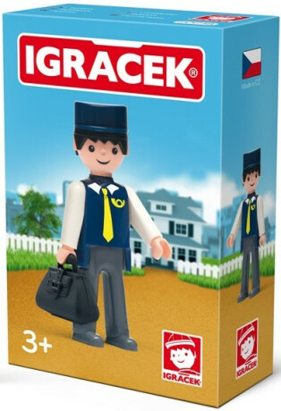 IGRÁČEK - Pošťák s doplňky (poškozené) - neuveden