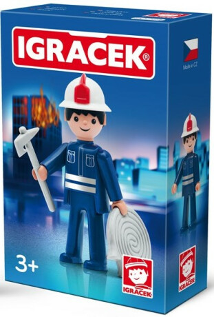 IGRÁČEK - Hasič s doplňky (Defekt) - neuveden