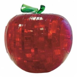 3D Crystal puzzle Jablko červené / 44 dílků - neuveden