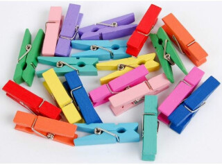 Kolíčky dekorační COLOR malé - 