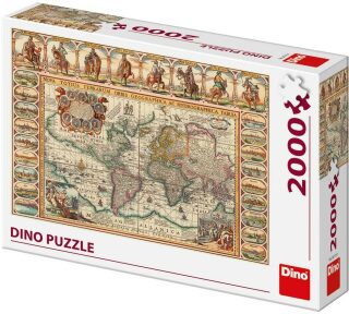 puzzle Mapa světa historická:  2000 dílků - neuveden