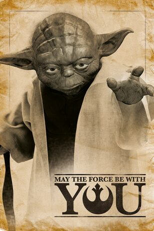 Star Wars - Yoda, May The Force Be With You - 