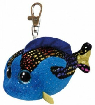 Beanie Boos AQUA - modrá ryba klíčenka 8.5 cm - 