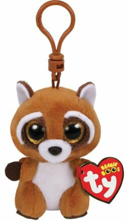 Beanie Boos RUSTY - hnědý mýval klíčenka 8.5 cm - 