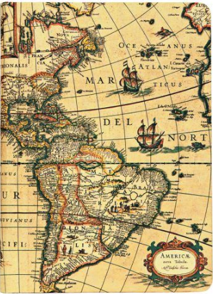 Zápisník Paperblanks - Western Hemisphere - Midi linkovaný - 