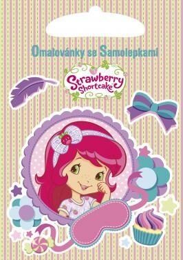 Omalovánky se samolepkami Strawberry Shortcake - neuveden