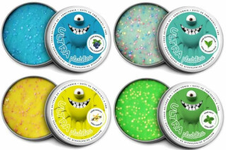 Plastelína svítící ve tmě 80g - mix motivů - neuveden