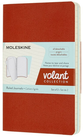 Zápisníky MOLESKINE Volant 2ks link. oranž/modrá S - neuveden