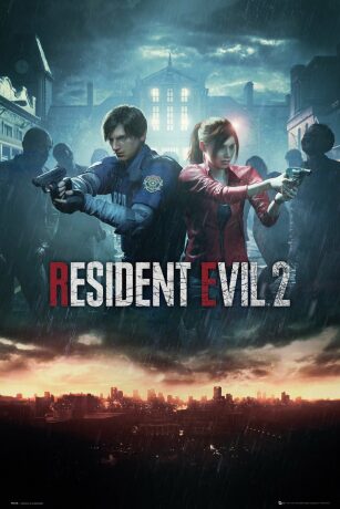 Plakát - Resident Evil 2 - City Key Art - 