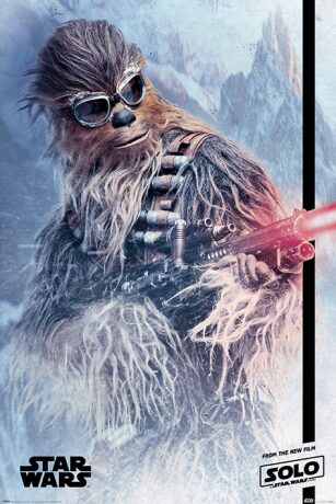 Plakát - Solo: A Star Wars Story (Chewie Blaster) - 