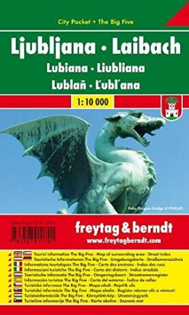 Lublaň kapesní lamino 1:10 000 - neuveden