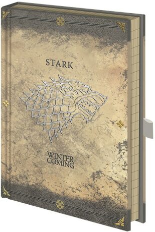 Zápisník Game of Thrones - Stark A5 - neuveden