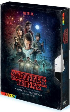 Zápisník Stranger Things - VHS A5 - neuveden