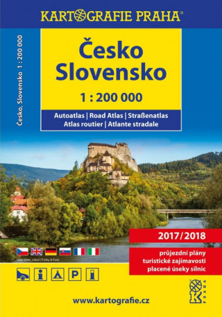 Česko Slovensko autoatlas 1:200 000 - neuveden
