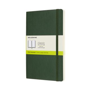Moleskine - zápisník - čistý, zelený L - neuveden