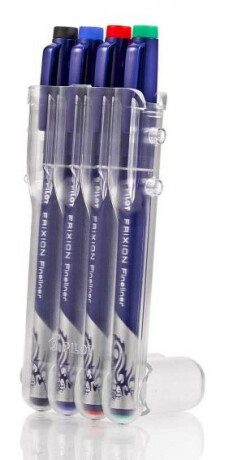 FriXion Fineliner - L - Evolutive set 4 barvy BASIC (poškozené) - neuveden