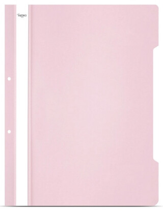 Desky A4+ s rychlovazačem - světle růžové - 