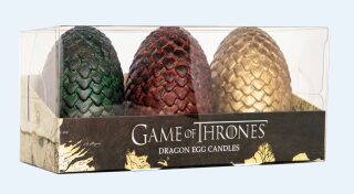 Game of Thrones - Set svíček - 3 dračí vejce - 