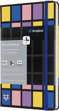 Moleskine Dropbox Smart zápisník L, čistý, tvrdý - neuveden