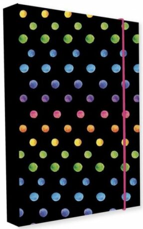 Box na sešity A4 Jumbo Dots colors - neuveden
