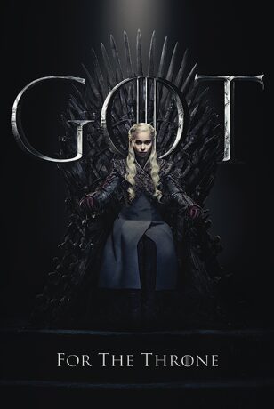 Plakát Game of Thrones - Daenerys For The Throne - 