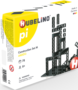 HUBELINO Pi Kuličková dráha - kostky M 78 ks - 