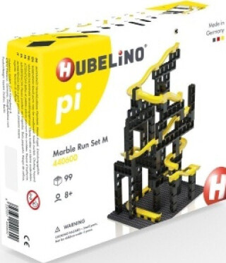 HUBELINO Pi Kuličková dráha - set s kostkami M 99 ks - 