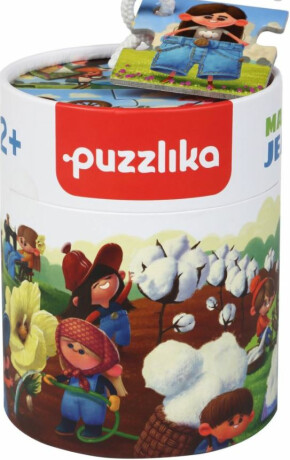 Výroba džínů: naučné dějové puzzle 15 dílků - neuveden