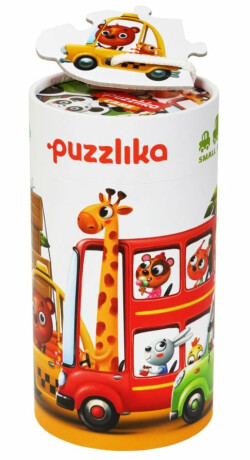 Auta: puzzle 5 obrázků 20 dílků - neuveden