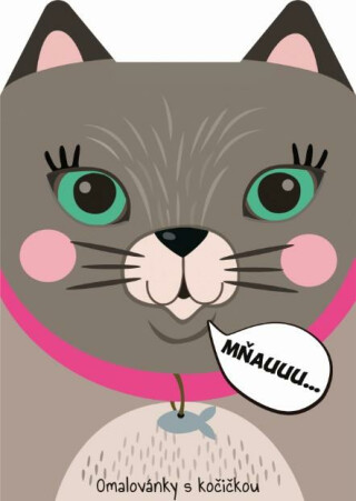 Kočka - Omalovánky zvířátka - neuveden